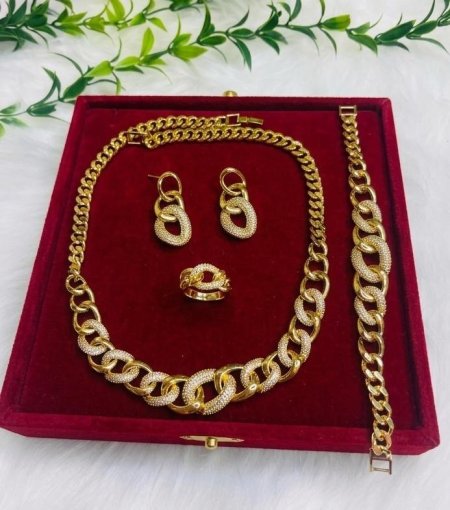 طقم جنزير زركون