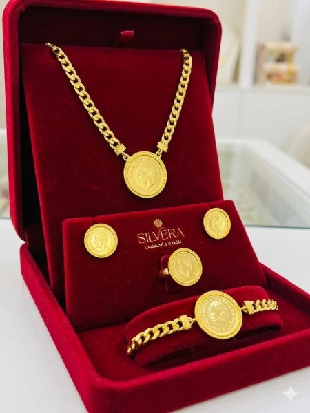 طقم ليرة جنزير ناعم